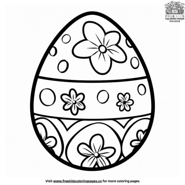 Fun easter egg hunt coloring pages