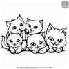 Kitties Coloring Pages