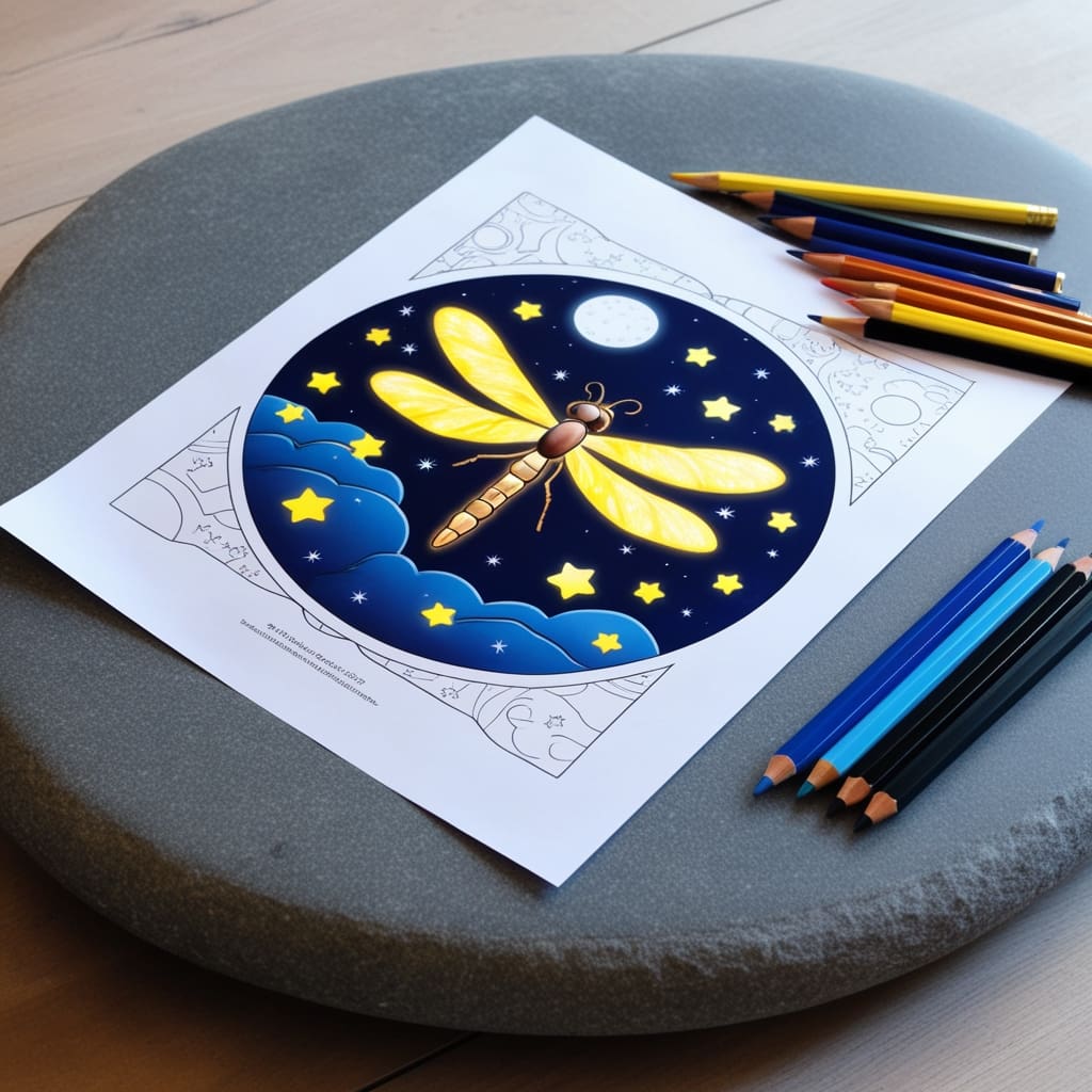 Bug coloring pages 12
