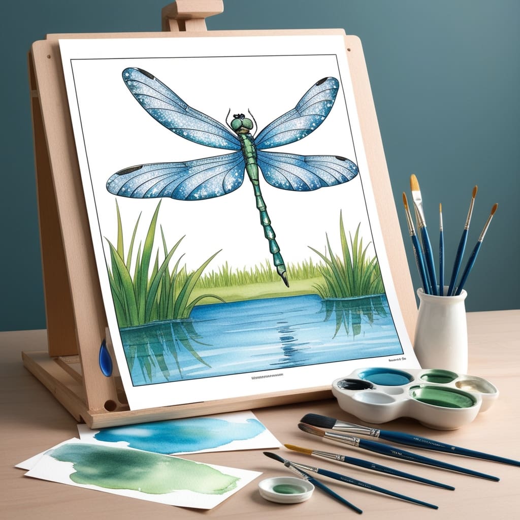 Bug coloring pages 6