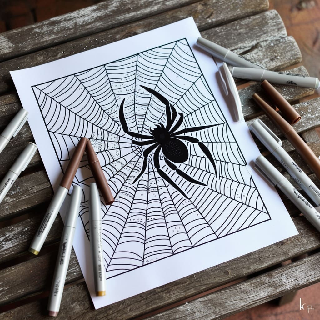 Bug coloring pages 3