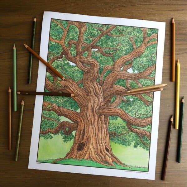 25+ Beautiful Tree Coloring Pages: Fun And Educational For Kids