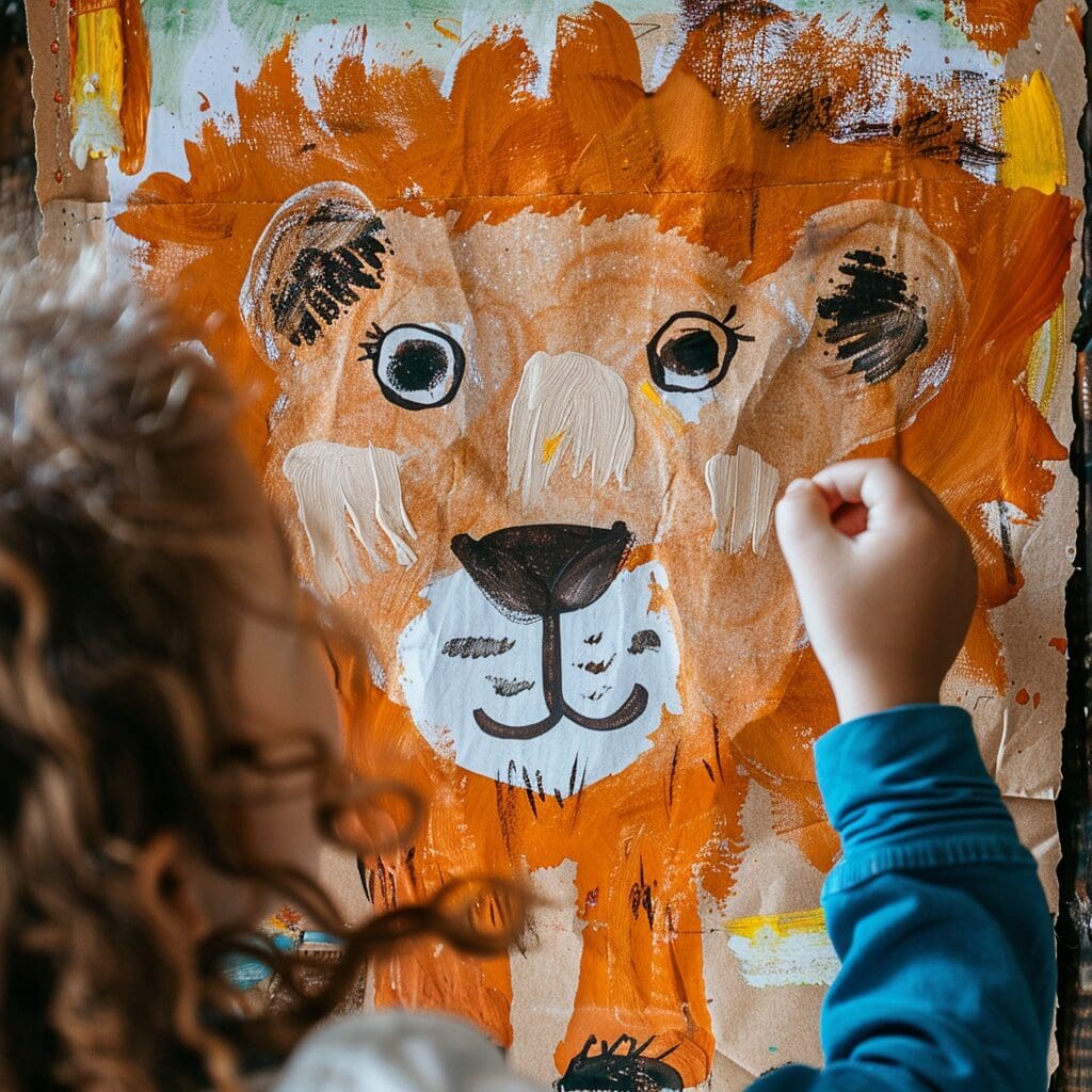 Lion coloring pages.