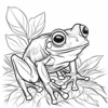 Lively Tree Frog Coloring Pages To Spark Imagination