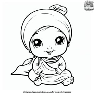 Adorable Baby Shower Coloring Pages