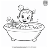 Cute Baby Shower Coloring Pages