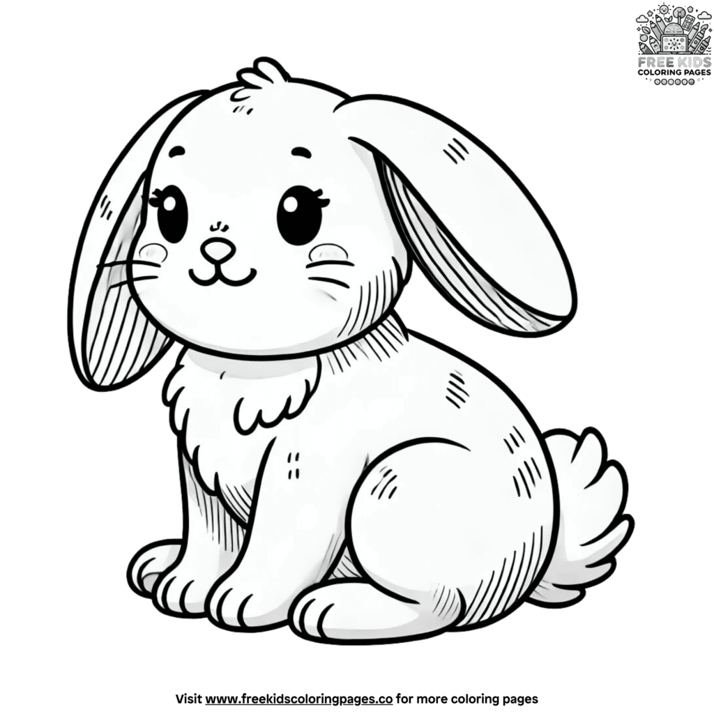 Captivating Bunny Rabbit Coloring Pages