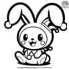 Charming Cute Kuromi Coloring Pages