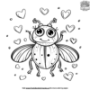 Love Bug Coloring Page