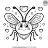 Love Bug Coloring Page