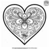 Cool Mother's Day Hearts Coloring Pages