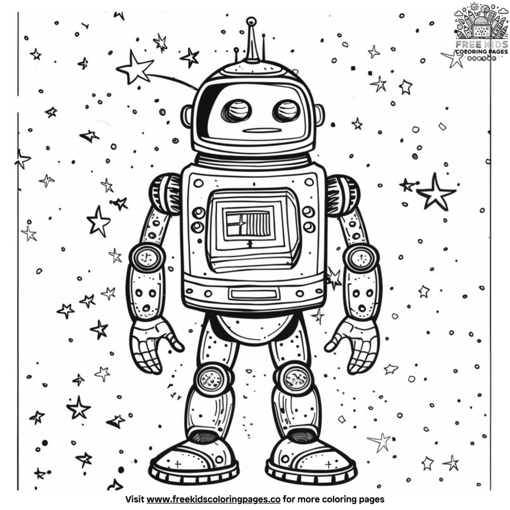 Lovely Robot Coloring Pages lovely-robot-coloring-pages