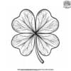 Four Leaf Clover Coloring Pages