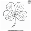 Four Leaf Clover Coloring Pages