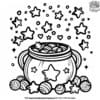 Magical Leprechaun Pot of Gold Coloring Pages