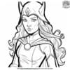 Scarlet Witch Coloring Page