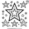 Magical Twinkling Star Coloring Pages