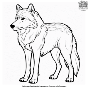 Stunning Alpha Wolf Coloring Pages For Future Leaders