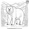 Majestic Grizzly Bear Coloring Pages: Explore The Wilderness