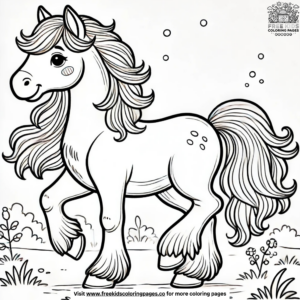 Majestic Horses Coloring Pages