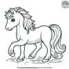 Regal Horses Coloring Pages