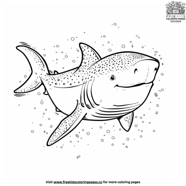 Whale Shark Coloring Pages