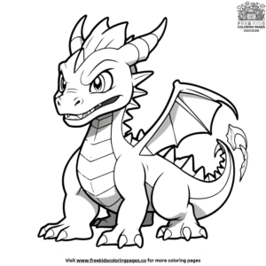 Vibrant dragon pokémon coloring pages