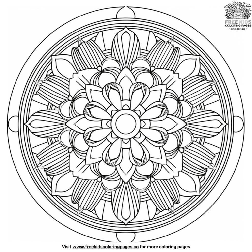 Tuesday mandala coloring pages