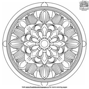 Tuesday Mandala Coloring Pages