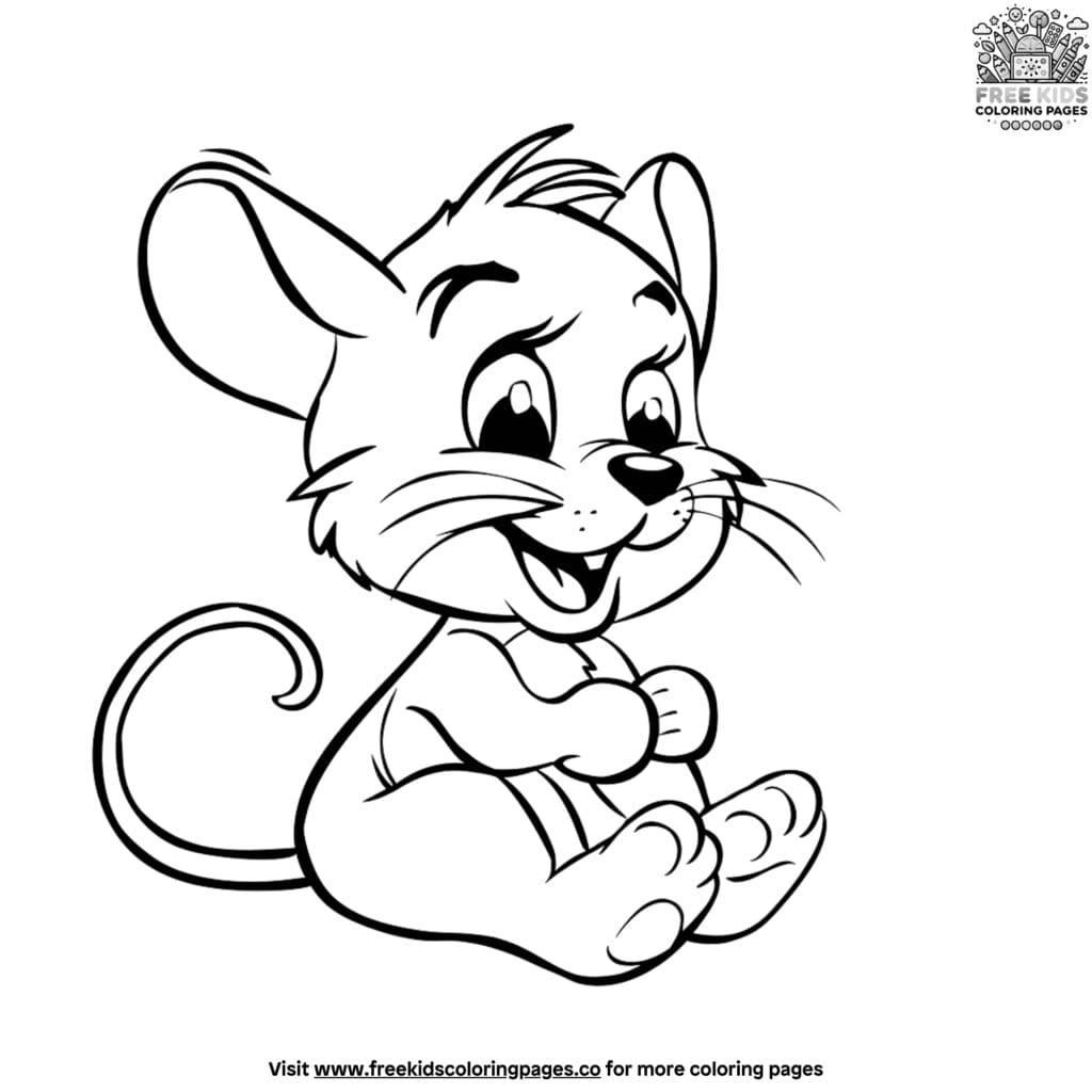 Classic cartoon character coloring pages