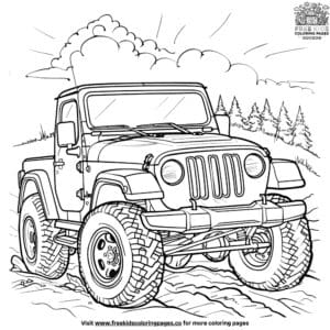 Off-Road Truck Coloring Pages