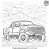 Exciting Off-Road Truck Coloring Pages