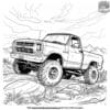 Wild Off-Road Truck In Action Coloring Pages