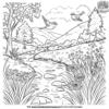 Peaceful Nature Coloring Pages