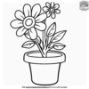 Plant Coloring Pages for Kindergarten