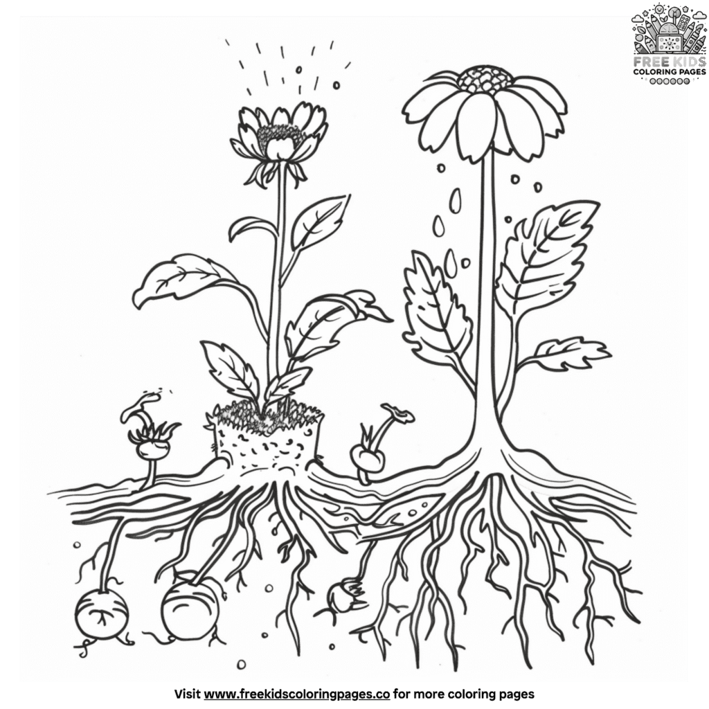 plant-life-cycle-coloring-page-collection