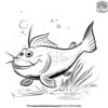 Fun Cartoon Fish Coloring Pages