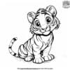 Cartoon Tiger Coloring Pages