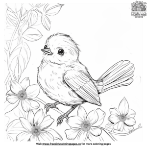 Lively Preschool Bird Coloring Pages: Ideal For Early Learners