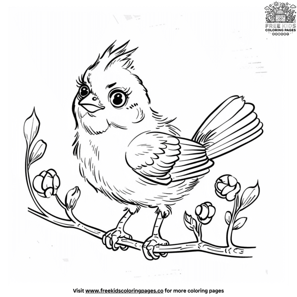 Fun preschool bird coloring pages: ideal for early learners