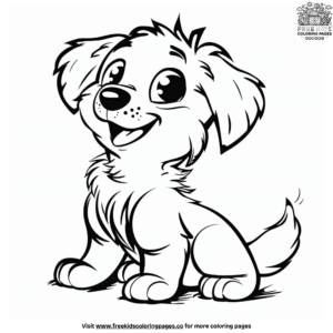 Lively Puppy Coloring Pages for Hours of Entertainment