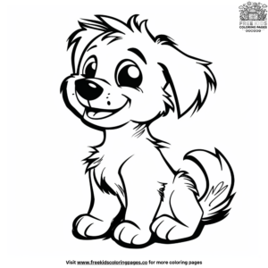 Whimsical puppy coloring pages for hours of entertainment