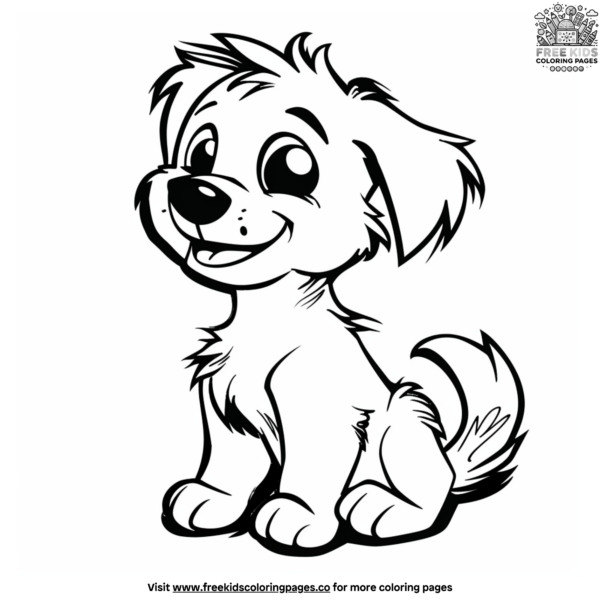 Playful Puppy Coloring Pages