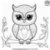 Precious Baby Owl Coloring Pages: Delight in Tiny Owls