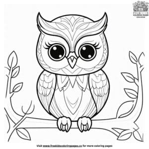 Beautiful Baby Owl Coloring Pages: Delight In Tiny Owls