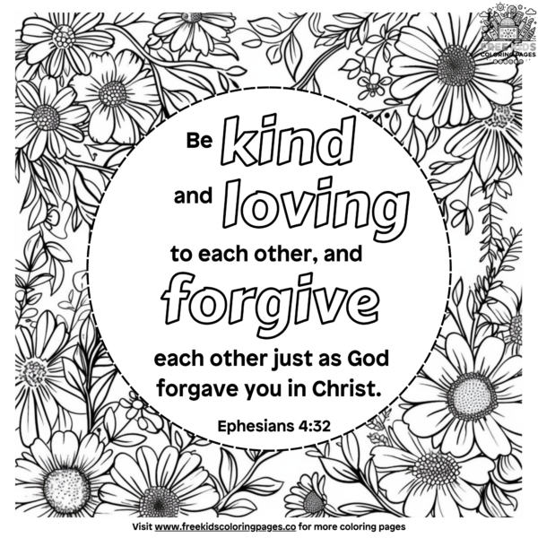 Printable Bible Verse Coloring Pages