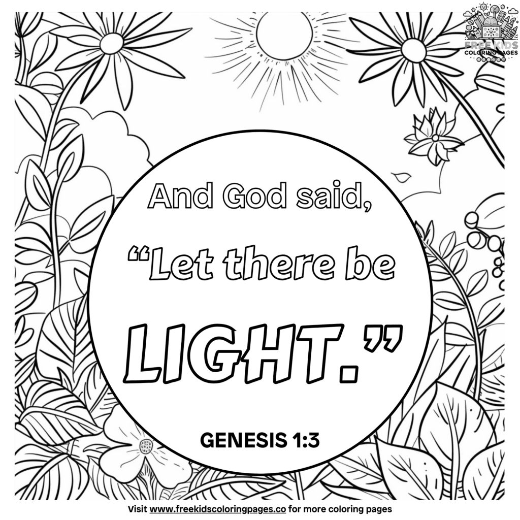 Printable bible verse coloring pages