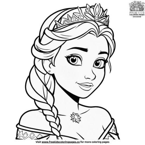  Printable Elsa Frozen Coloring Pages Motiv 