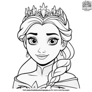 Elsa Frozen Coloring Pages