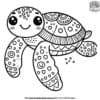 Simple Turtle Coloring Pages